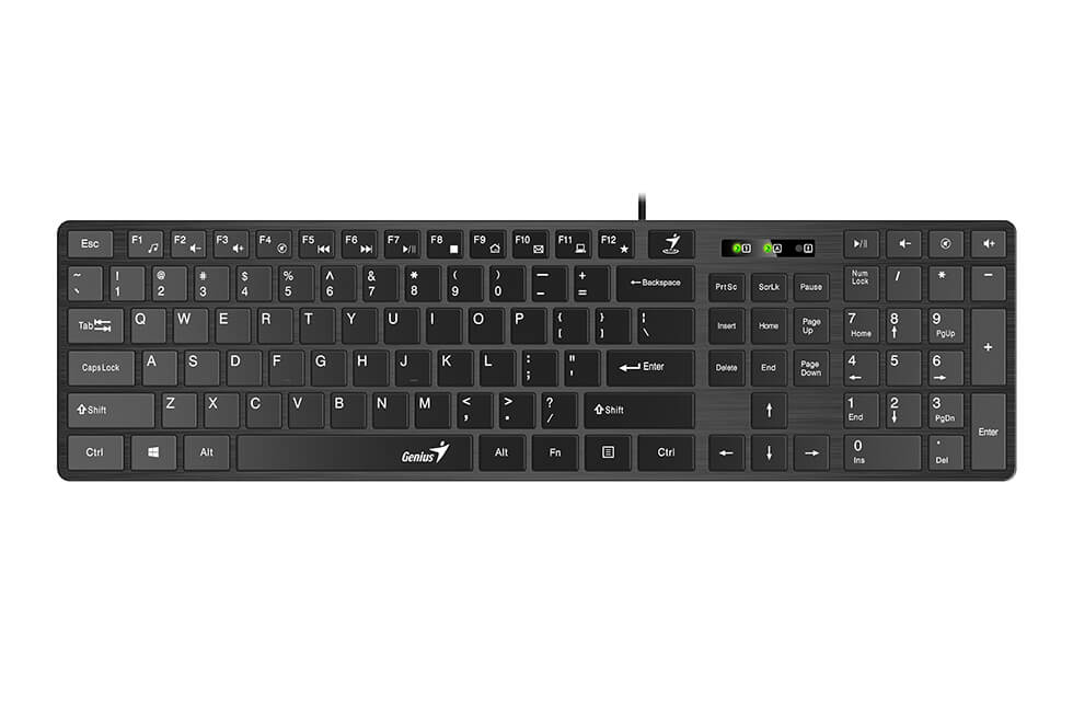 Teclado Genius Smart KB-100, Usb, Black.