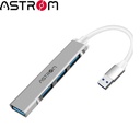 Hub USB 3.0 Astrom H2331, 1Port 3.0, 3Ports 2.0.
