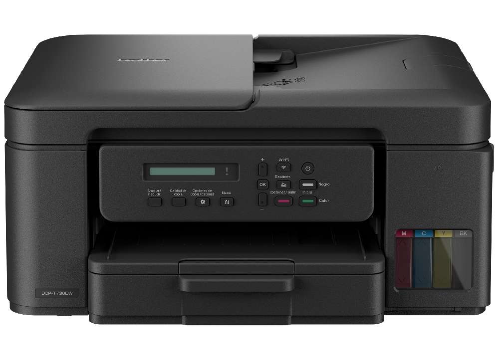 Impresora Multifuncional Brother DCP-T730dw, Imprime | Copia | Escanea | Duplex | ADF | Wi-Fi | USB 2.0.