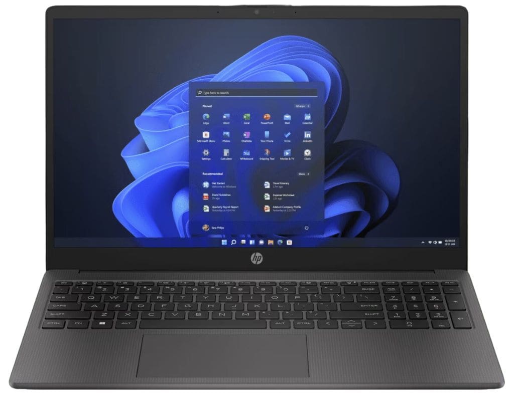 Laptop HP 250 G10 Intel Core i5-1334U 1.3/4.6 GHz, | Pantalla 15.6&quot; - HD | RAM 8GB DDR4 | 512Gb SSD | Intel Iris Graphics | FreeDos | Español.