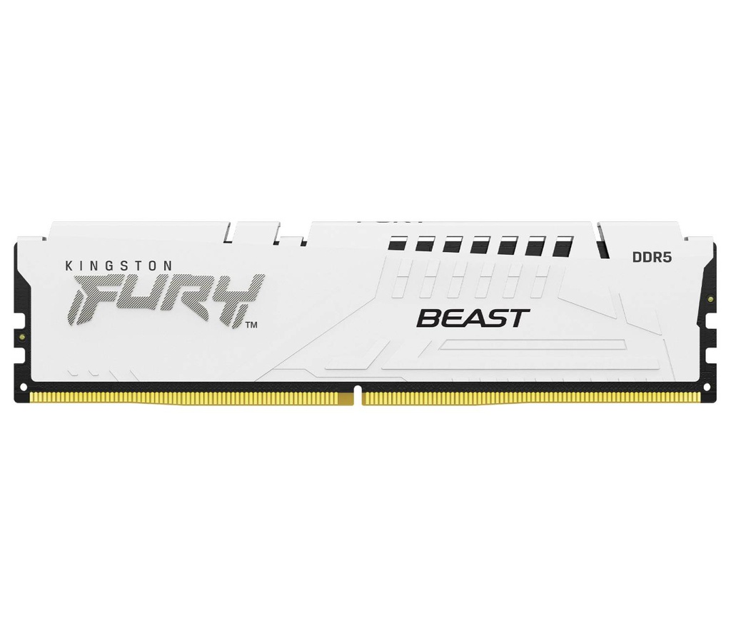 Memoria Kingston Fury Beast 16GB DDR5-6000MHz, PC5-44800, CL40, 1.35V, 288-Pin, DIMM