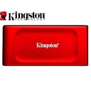 SSD Portable Kingston XS1000R, 1TB, Interfaz USB 3.2 Gen 2 Type-C, Rojo.