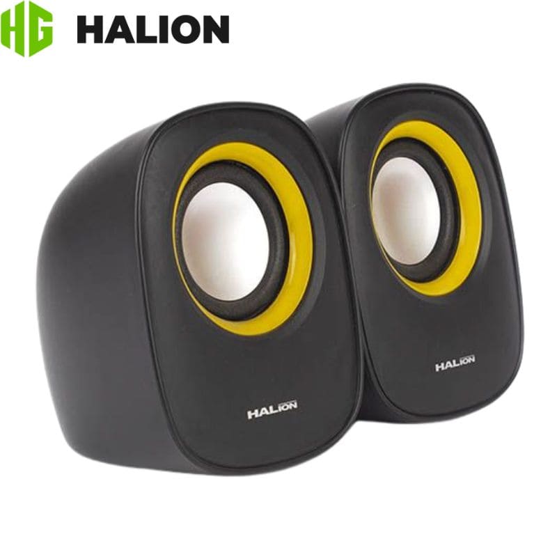 Parlante Halion HA-S15 Negro/Amarillo.
