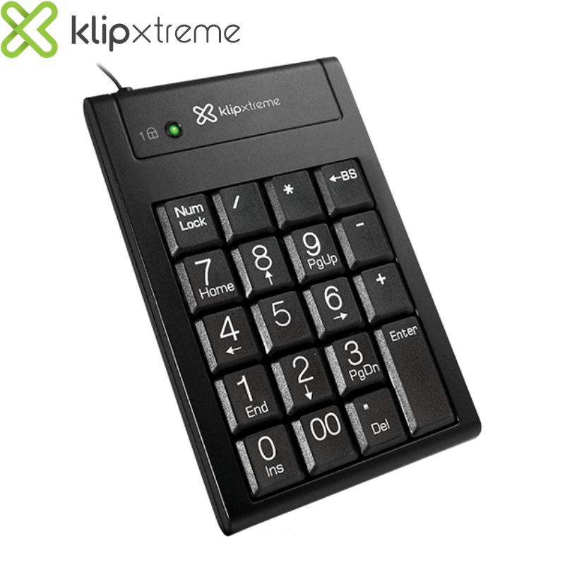 Teclado Numérico, Klipxtreme Abacus KNP-100, Usb.