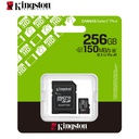 Memoria Flash Micro-SD Kingston Canvas Select Plus, 256GB, con Adaptador SD, 150Mb/s, UHS-I Clase 10.