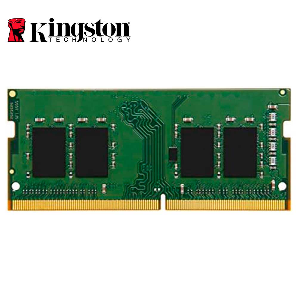 Memoria SODIMM Kingston, 8GB DDR4-3200MT/s PC4-25600, CL22, 1.2V, 2Rx8, 260-Pin, Non-ECC