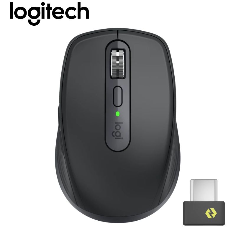 Mouse Logitech MX Anywhere 3S Bluetooth/Wireless 8K USB-C Graphite.