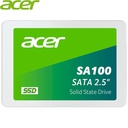 Unidad De Estado Sólido Acer Sa100, 480GB, SATA 6Gb/s, 2.5", 7mm.
