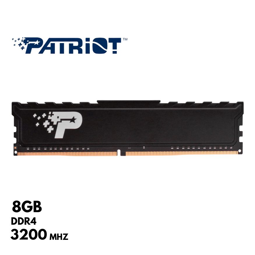 Memoria Ram Patriot Signature Premium 8GB DDR4-3200MHz PC4-25600 CL22 1.22V 288-pin