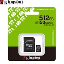 Tarjeta de Memoria Kingston 512GB MicroSD Canvas Select Plus -150MB/seg - UHS-I Clase 10