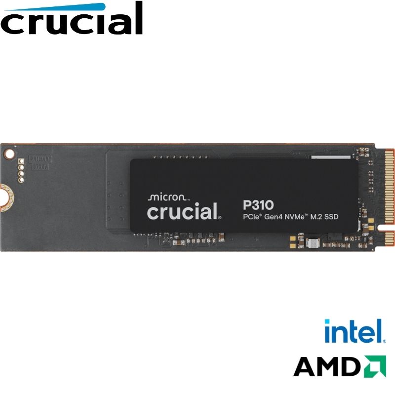Unidad en Estado Solido Crucial 500GB P310 PCIe 4.0 NVMe M.2 SSD.