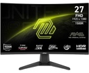 Monitor Curvo Gaming MSI MAG 276CF E20, 27" FHD RAVIP VA, HDMI ,DP, Color Negro