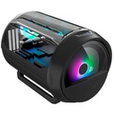 Case 1ST Player Rainbow ( BASSF ) Micro ATX S/F | Negro | 1 Panel Vidrio | X3 Fan | Led-RGB.