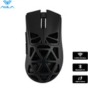 Mouse Gaming Aula SC620, Tri-Mode (Wired+BT/+Wireless), 10k dpi, RGB, Recargable, Black.