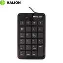 Teclado Numérico Halion K-119, Usb Negro.
