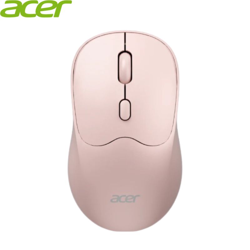 Mouse Acer OMR268, Inalámbrico 2.4, Bluetooth, Rosado.