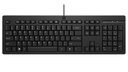 Teclado HP 125 G2, Cable USB, Español, Negro.