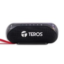 Parlante Inalámbrico Teros TE6047N, 20W, BT: 5.3, Iluminación RGB, Color Negro