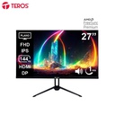 Monitor plano TEROS TE-2714S, 27" FHD IPS, 144Hz, 1ms, HDMI, DP, Audio out, Parlantes
