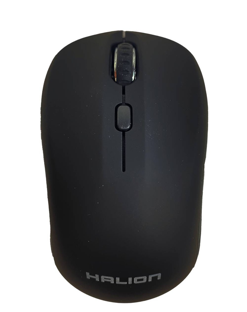 Mouse Halion M200, Inalámbrico 2.4, Negro.