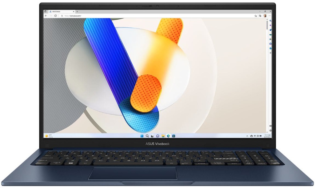 Laptop Asus Vivobook 15, X1504VA-BQ4454W, Intel Core 5-120U 1.4/5.0GHz, | FHD – IPS | RAM 8Gb DDR5 | 512GB SSD | Intel Graphics  | Español | Win11 H.