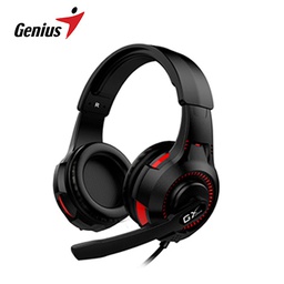 [PN 31710015400] Audífono C/Micrófono Genius HS-G600V Vibration Black, Cable.