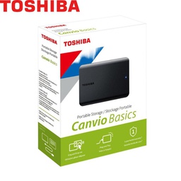 [HDTB510XK3AA] Disco Duro Externo Toshiba Canvio Basics, 1TB, USB 3.0, 2.5", Negro.