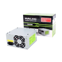 [R600BDHA] Fuente Poder Halion ATX 600W en Caja Doble Bobina.