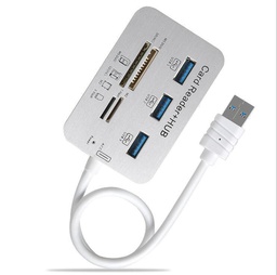 [KTN-1146] Hub USB 3.0, 3 Puertos + Card Reader.