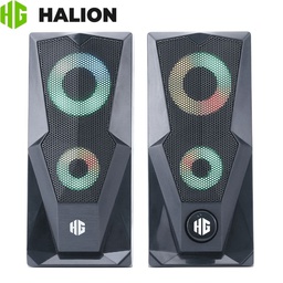 [HA-S229] Parlante Gamer Halion HA-S229, LED 7 Colores.
