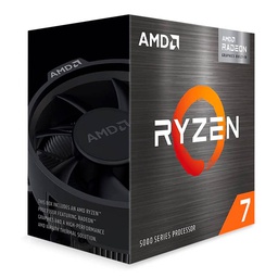 [100-100000263BOX] Procesador AMD Ryzen 7 5700G, 3.80 / 4.60GHz, 16MB L3, 8-Core, AM4, 7nm, 65W.