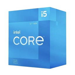 [BX8071512400F] Procesador Intel Core i5-12400F, 2.50/4.40GHz, 18MB Caché L3, LGA1700, 117W, Intel 7(10nm)