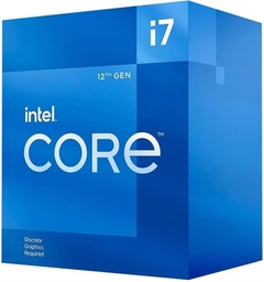 [BX8071512700] Procesador Intel Core i7-12700 2.10/4.90GHz, 25MB SmartCaché, LGA1700, 180W, Intel 7(10nm)