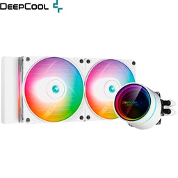[DP-H12CF-GL240-ARGB-WH] Enfriamiento Liquido DeepCool - GAMMAXX L240 A-RGB-LGA 1700 -AM4