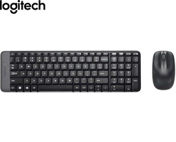 [920-004430] Teclado Logitech + Mouse Inalámbrico MK220 Wireless USB SP Black.