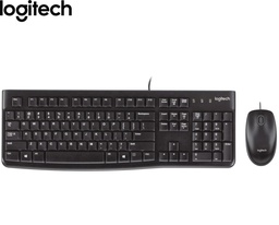 [920-004428] Teclado y Mouse Logitech MK120 USB, Cable.