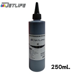 Tinta Genérica Jetlife CISS, Color Negro 250ml.