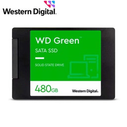 [WDS480G3G0A] Unidad de Estado Solido Western Digital Green, WDS480G3G0A, 480Gb, SATA 6Gb/S, 2.5", 7mm.