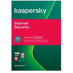 [KT228XPE70] KASPERSKY Internet Security 1PC, 1Año, Blister.