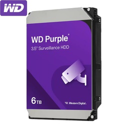 [WD63PURZ] Disco Duro Western Digital WD Purple, 6 TB, Sata 6.0 Gb/s, 256 MB Cache, 3.5&quot;.