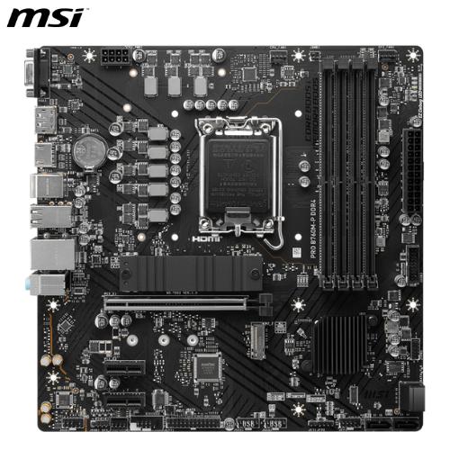 Motherboard MSI PRO B760M-P DDR4, Chipset Intel B760, LGA1700, HDMI, DP ...