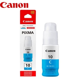 [3391C001(AA)] Botella de Tinta Canon Gi-10 Cyan, 70ml.