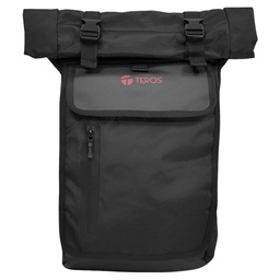[TE-ACS9018] Mochila Teros TE-ACS9018, Poliéster, Notebook 15.6", Negro.