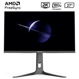 [TE-2753G] Monitor plano Teros TE-2753G, 27" QHD IPS, 180 Hz, 1 ms, HDMI, DP, PIVOT