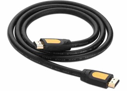[10128] Cable HDMI UGREEN 1.5mts, 4k, Redondo Yellow/Black.