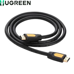 [10128] Cable HDMI Ugreen 1.5mts, 4k, Redondo Yellow/Black.