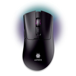 [AWGM-S350K] Mouse Gaming Antryx SCORPIO 350, Wireless, BT, 2.4g USB y Tipo-C, Black.