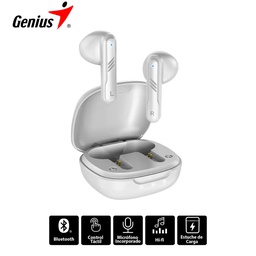 [31710025400] Audífono Inalámbricos Genius HS-M905BT True Wireless Bt, White.