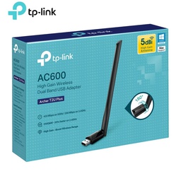 [ARCHER T2U PLUS] Adaptador Inalámbrico USB Tp-Link Archer T2U Plus, Dual Band, AC600.