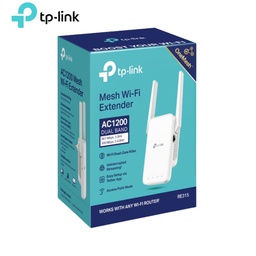 [RE315] Extensor de Rango Tp-Link RE315, Mesh Wi-Fi, Dual Band, AC1200, 2 Antenas.